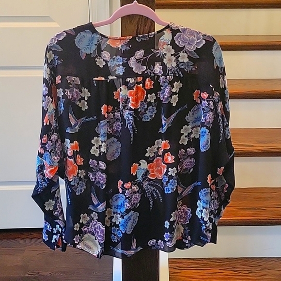 Johnny Was Silk Blouse - Picture 2 of 14